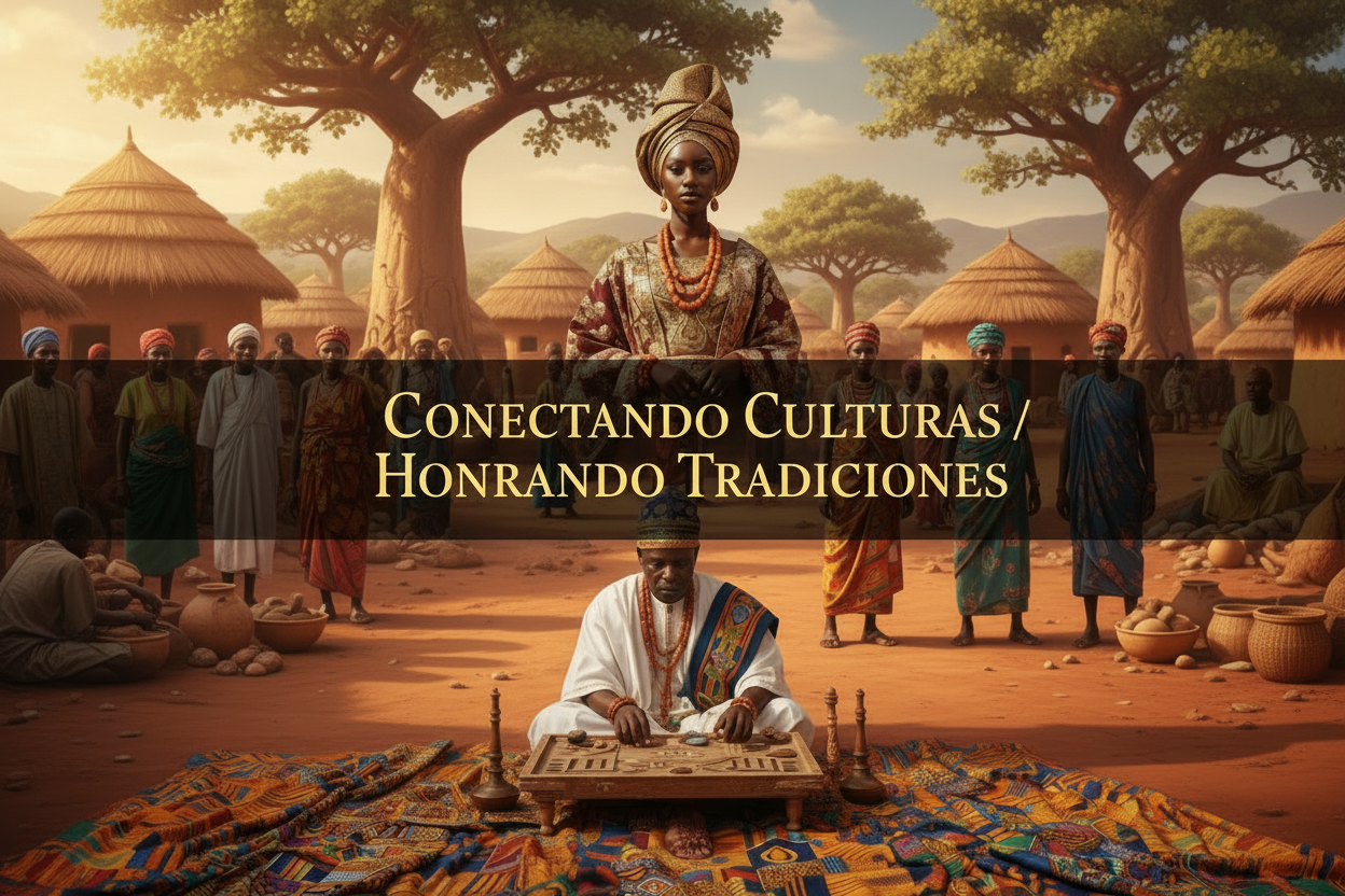 Hero pueblo africano tradicional